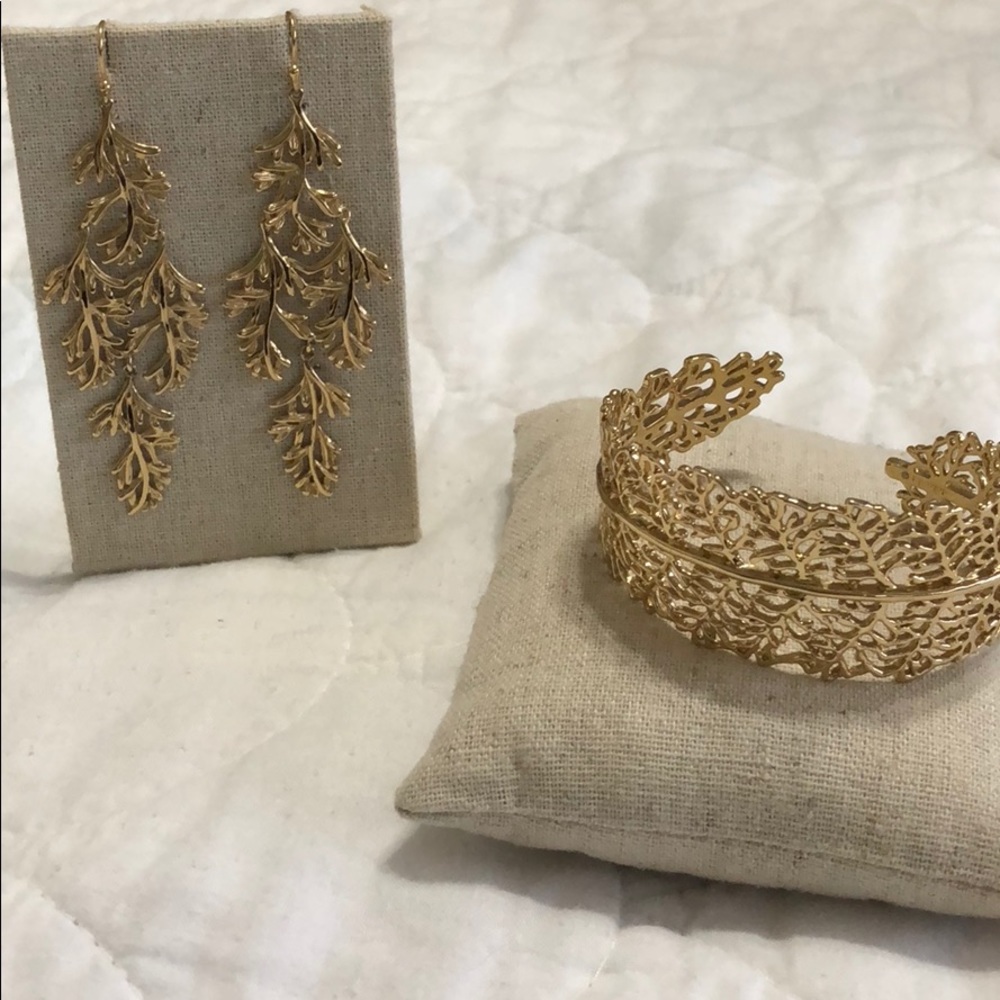 Stella and Dot Grace Cuff & Chandeliers